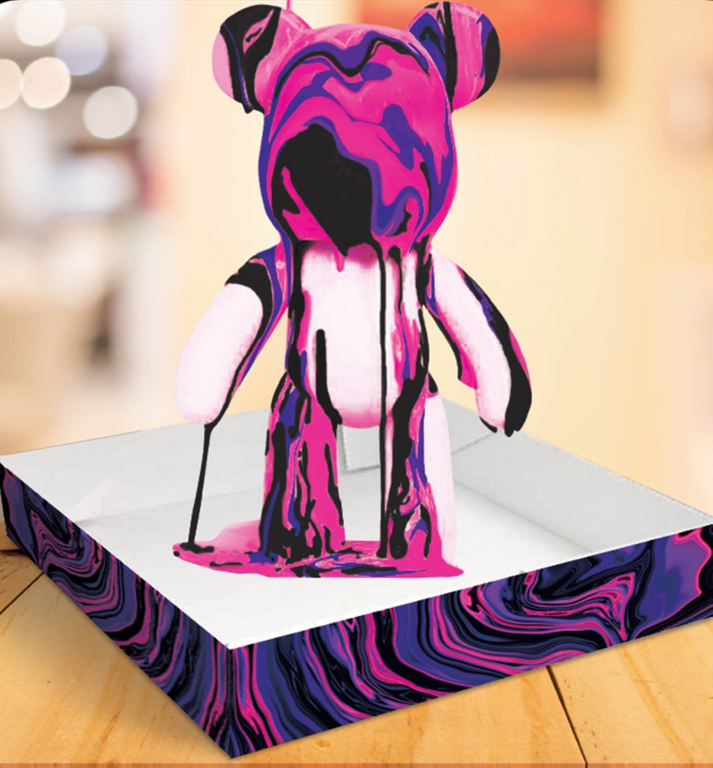 Splat Planet kūrybinis rinkinys Marble Bear, rožinis – Pupuliuk.lt