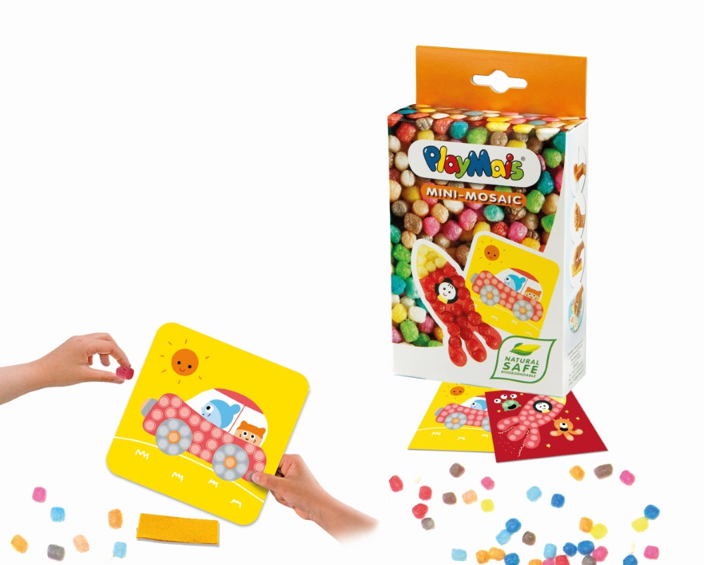 PlayMais žaidimas Mini mozaika 300, Mašina-Raketa – Pupuliuk.lt