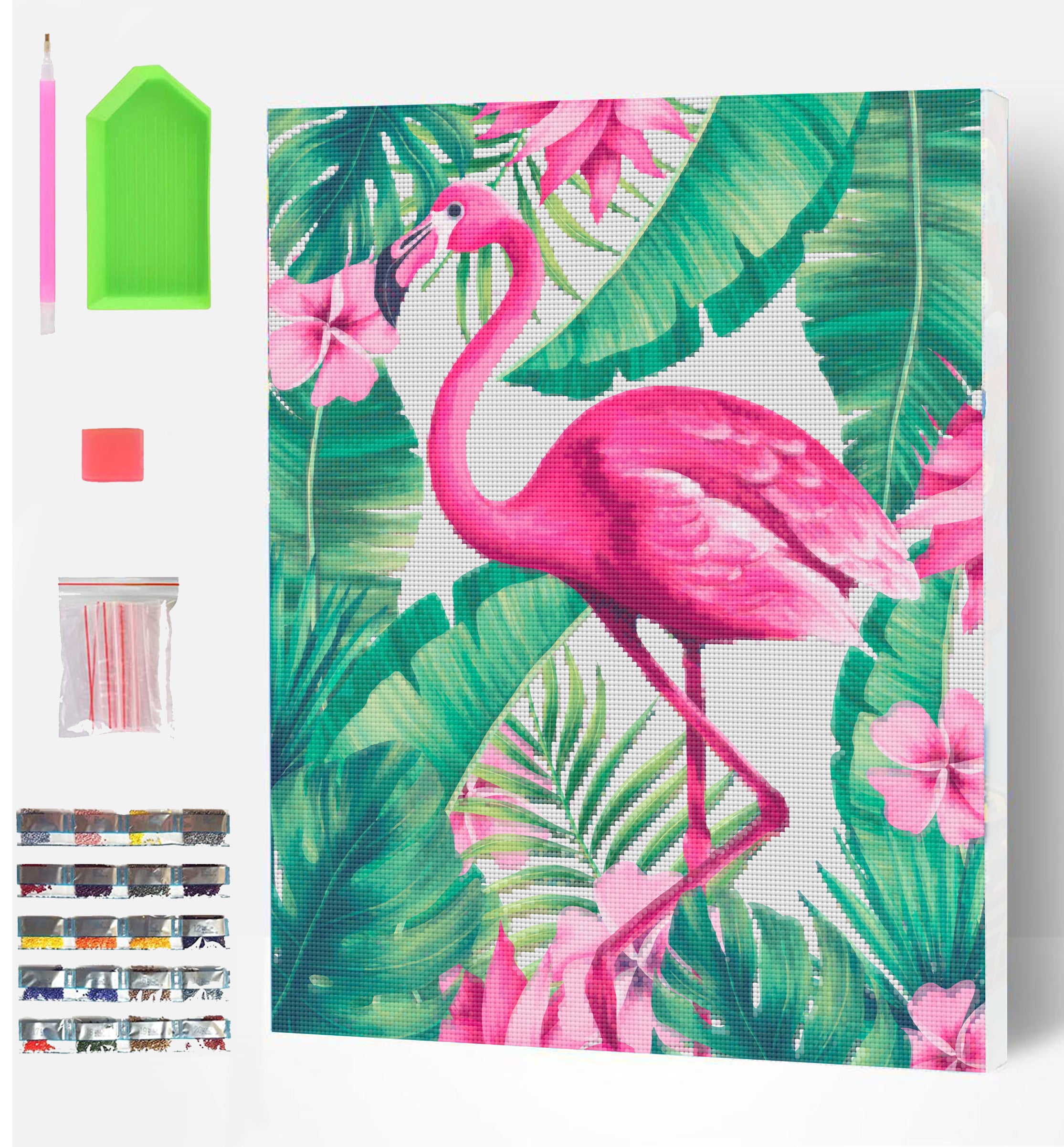 Splat Planet deimantinė dėlionė FLAMINGAS 30x40 cm – Pupuliuk.lt
