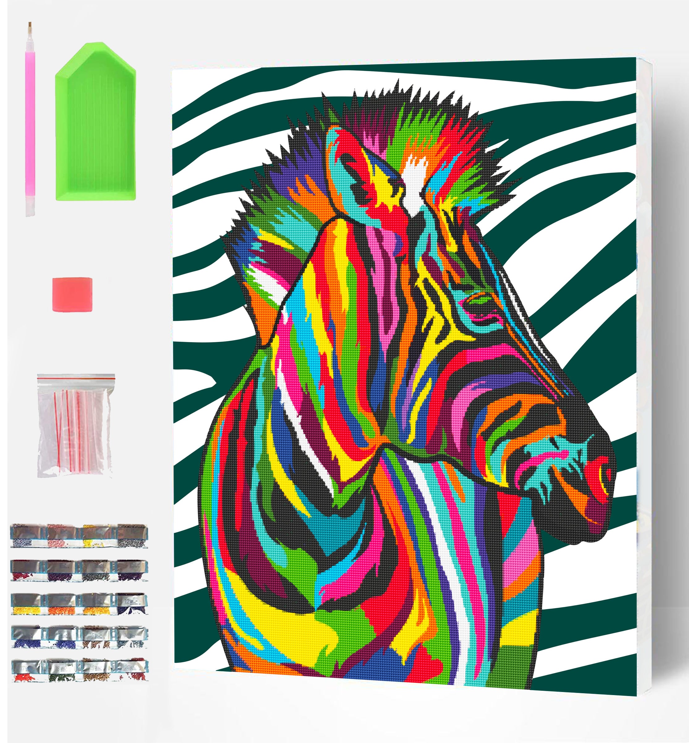 Splat Planet deimantinė dėlionė ZEBRAS 30x40 cm – Pupuliuk.lt