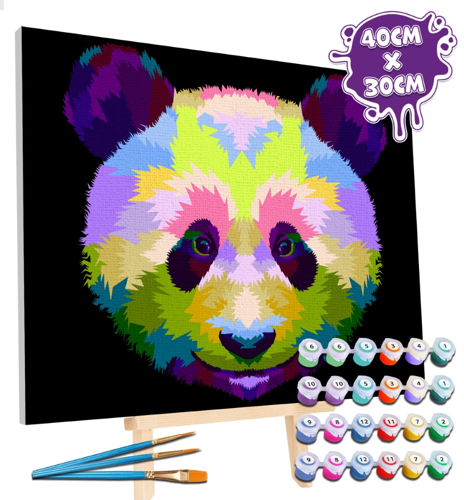 Splat Planet tapyba pagal skaičius, PANDA 30x40 cm – Pupuliuk.lt