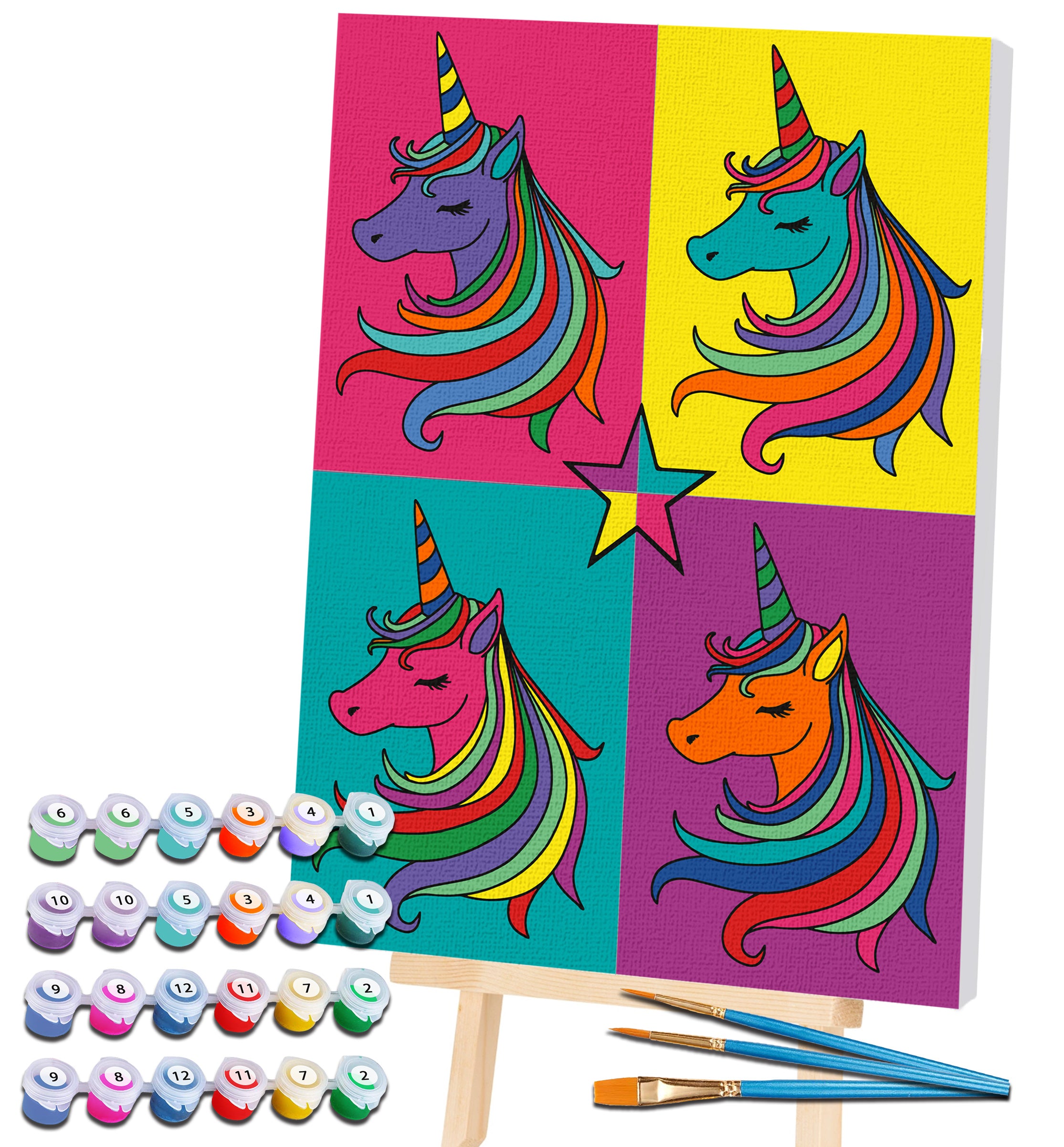 Splat Planet tapyba pagal skaičius, POP VIENARAGIS 30x40 cm – Pupuliuk.lt